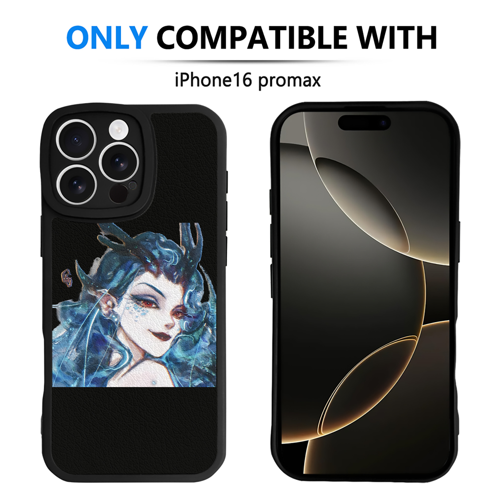 （画像用） Ne Zha 2 ナタ 魔童の大暴れ 【iPhone 16シリーズ対応】シリコンスマホケース（レザー調） 材質：シリコン